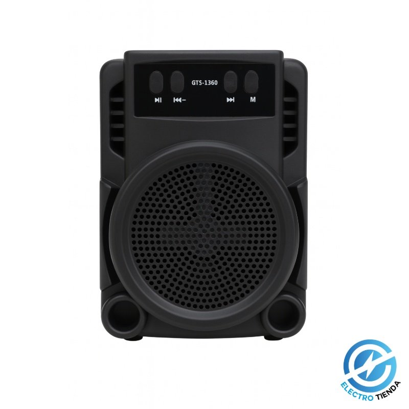 Parlante Bluetooth Portátil GTS-1360 3” con Batería Recargable