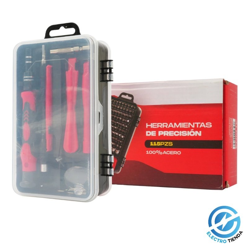 Set Kit Herramientas De Precision Celulares Tablet Pc Y Mas 115 Piezas
