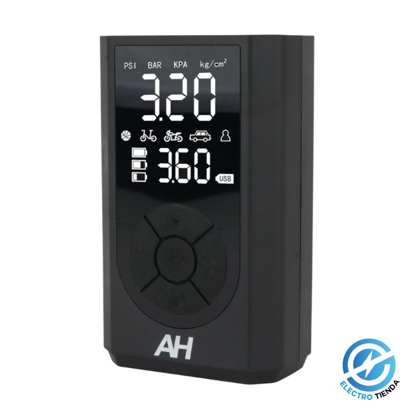 Compresor De Aire Portatil Powerbank Linterna C5 Pro