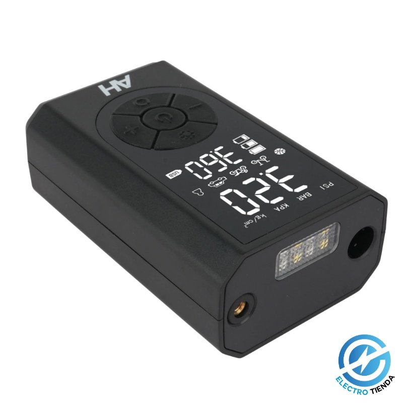 Compresor De Aire Portatil Powerbank Linterna C5 Pro