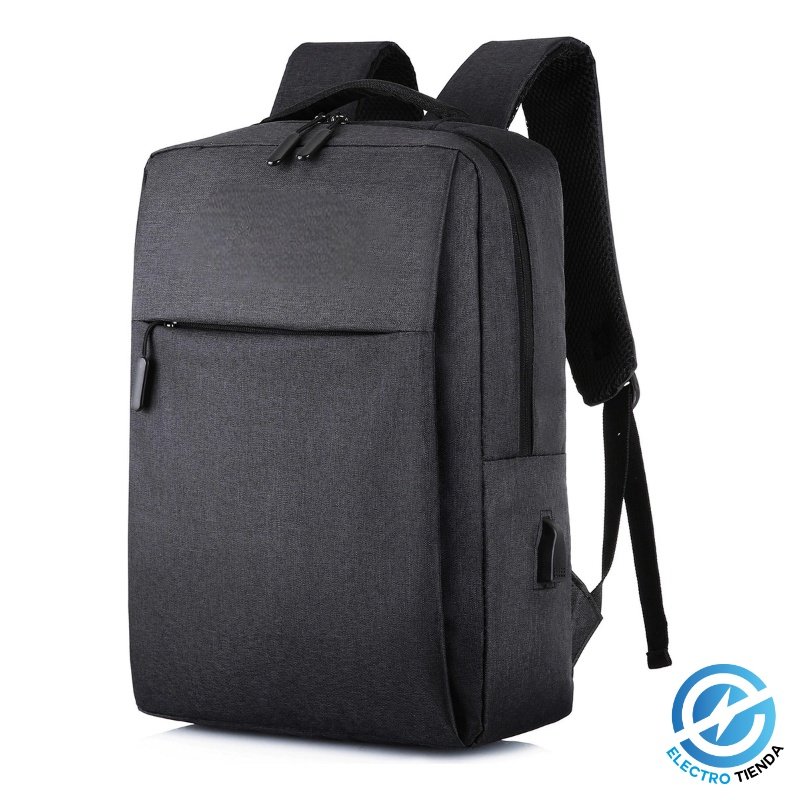 Mochila Porta Notebook 16" C/Carga Usb Tela Antidesgarro