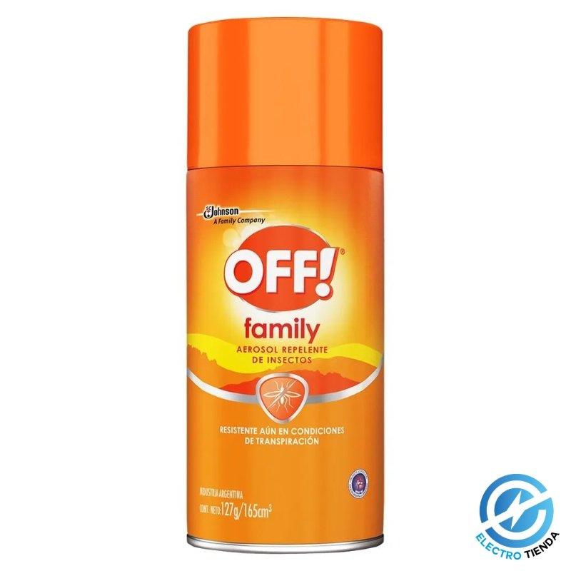Repelente de Insectos OFF family aerosol naranja