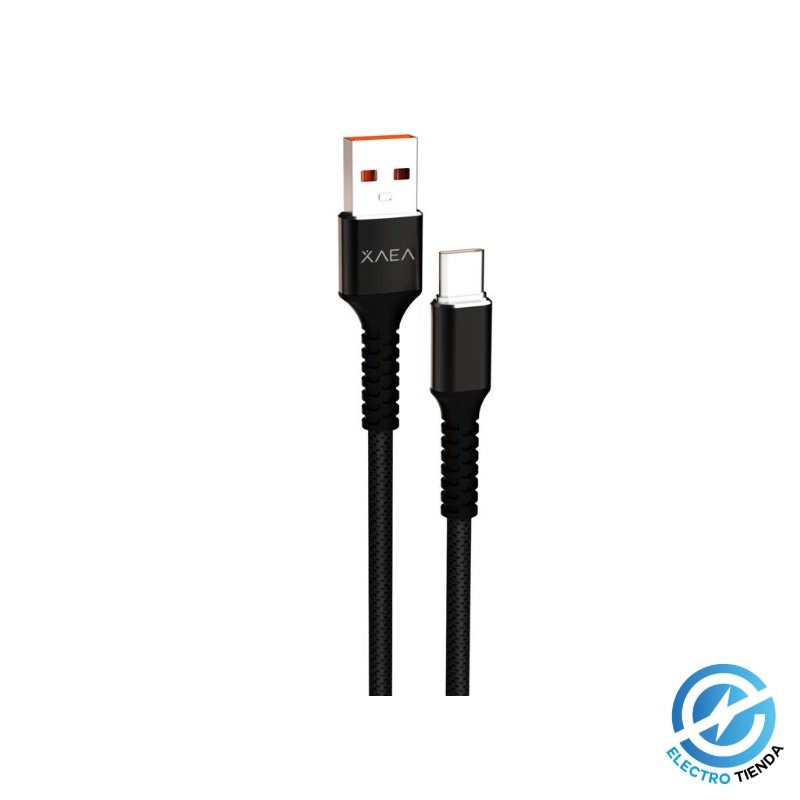Cable Tipo C a USB reforzado THOR - Negro