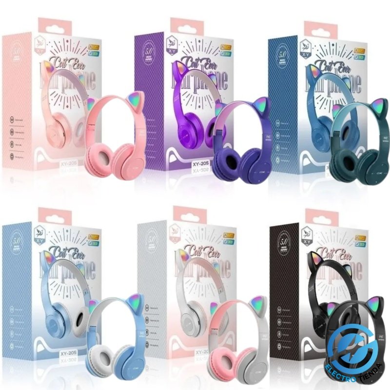 Auricular Vincha Bluetooth Gatito P47