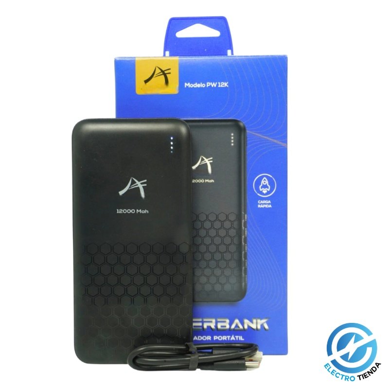 Cargador Portátil Power Bank Turbo 12000 Mah