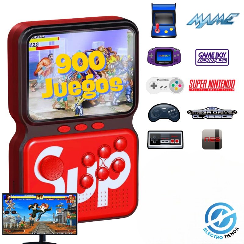 Consola Retro SUP Game BOX M3 GBA NES SFC MAME SEGA MD
