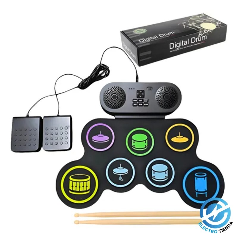 Mini Bateria Digital Con Parlante DRUM