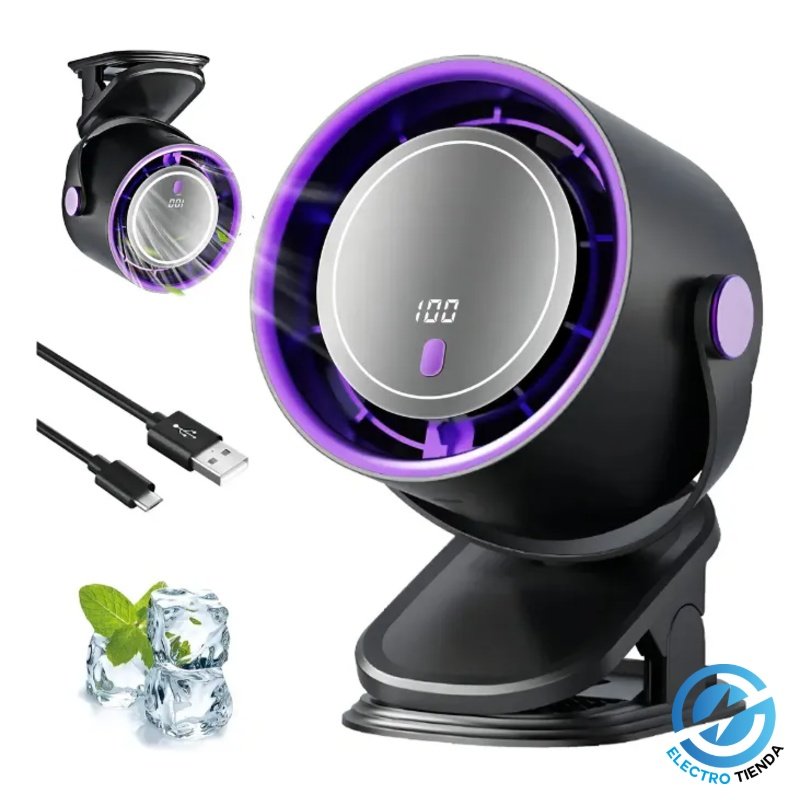 Ventilador Circulador de Aire Digital LED