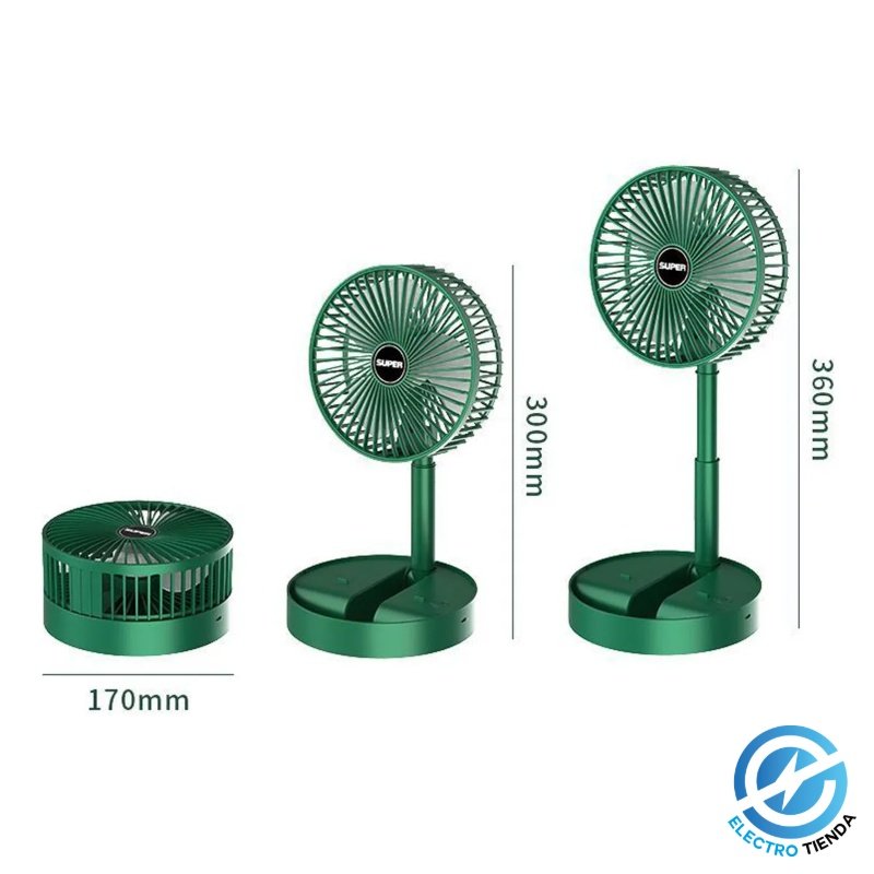 Ventilador Portatil Telescopic Folding Fan