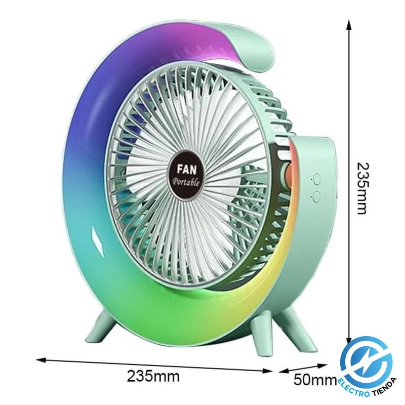 Ventilador de Escritorio Colorful Desktop Y19F