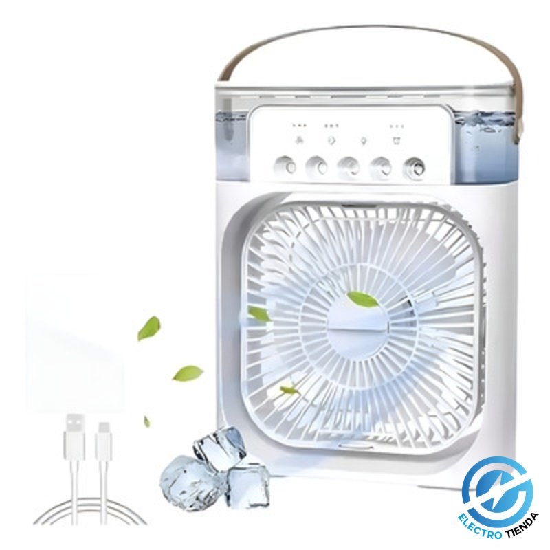 Ventilador Portatil Mini Cooling Fan Con Hielo