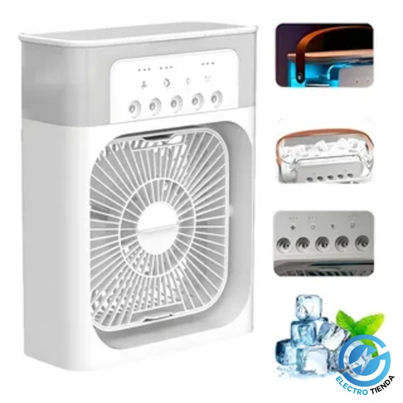 Ventilador Portatil Mini Cooling Fan Con Hielo