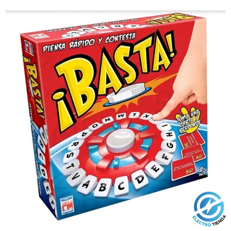 Juego de Mesa ¡BASTA! – Piensa Rápido y Contesta