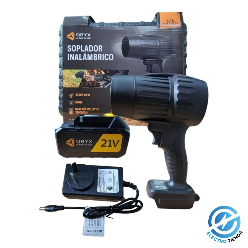 Soplador Inalámbrico ORYX 21V Alta Potencia