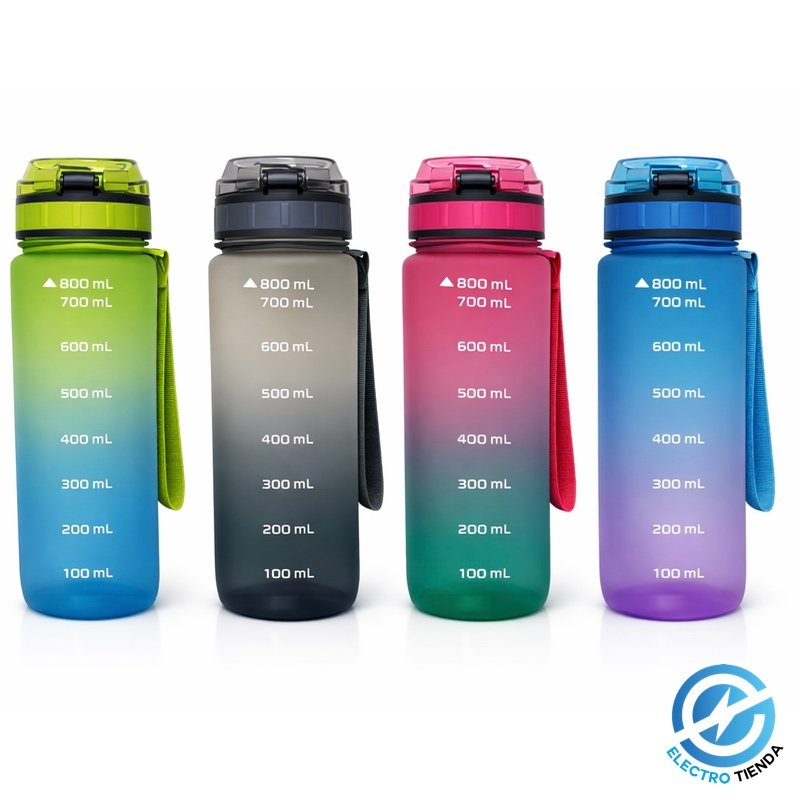 Botella Deportiva SPORT 800 ml con Correa