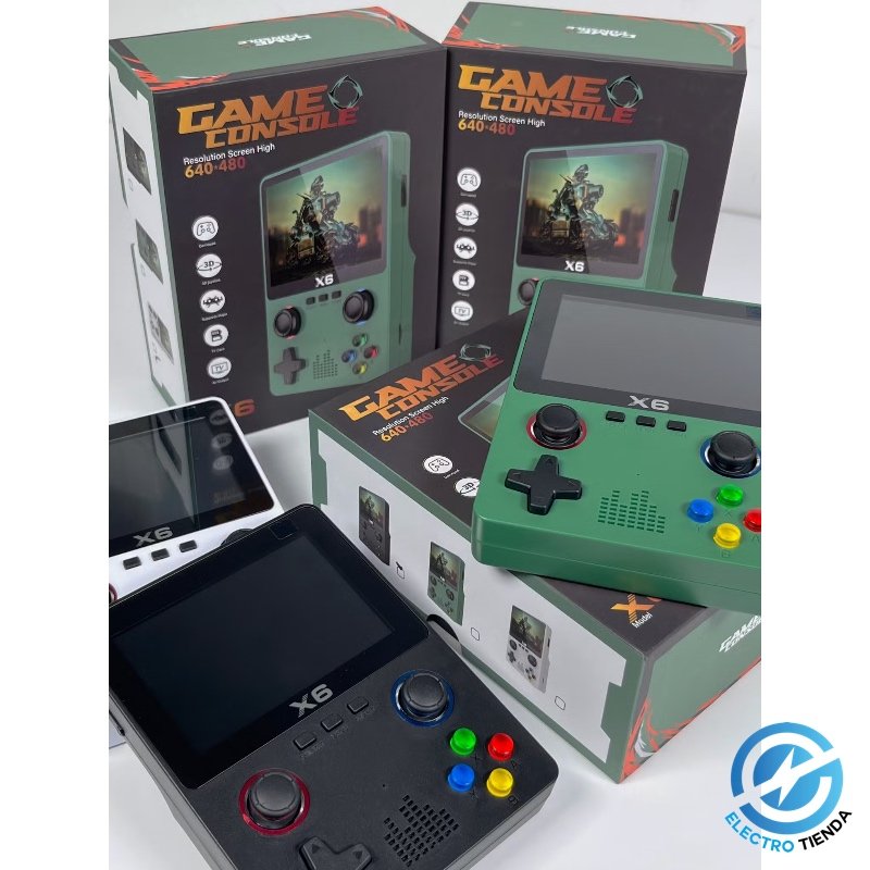 Consola Retro X6 c/ Gatillos