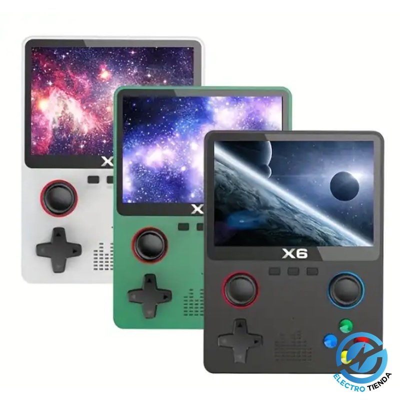 Consola Retro X6 c/ Gatillos