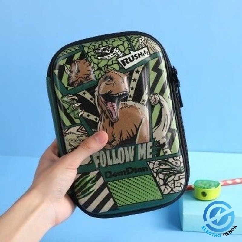 Cartuchera Doble Tapa Dura - Varios Motivos