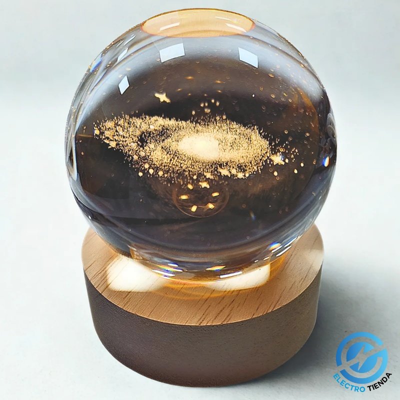 Esfera de Cristal Base Giratoria 8CM - Varios Motivos