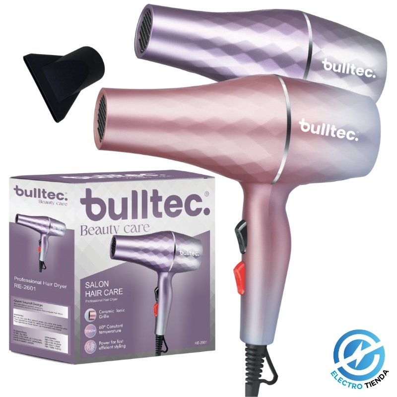 Secador De Pelo Profesional Bulltec 2000W Iónico