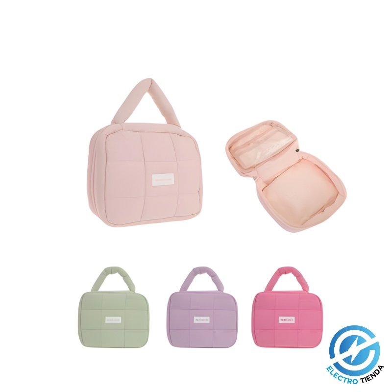 Neceser Organizador Puffy "Free Love" - Acolchado y Portátil