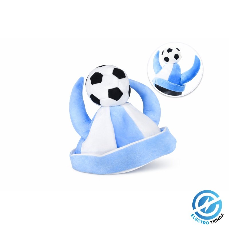 Sombrero De Argentina Para Niños - Pelota De Fútbol Peluche