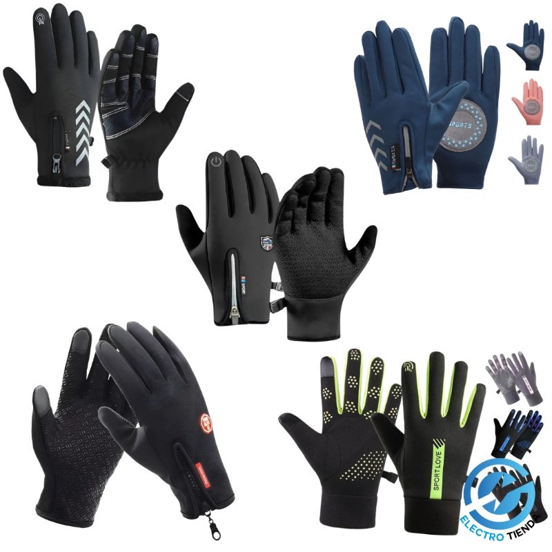 Guantes Térmicos Táctiles Impermeables - Invierno
