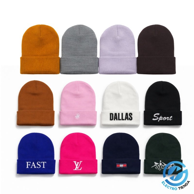 Gorro De Lana Básico Invierno - Soft, Cálido Y Versátil