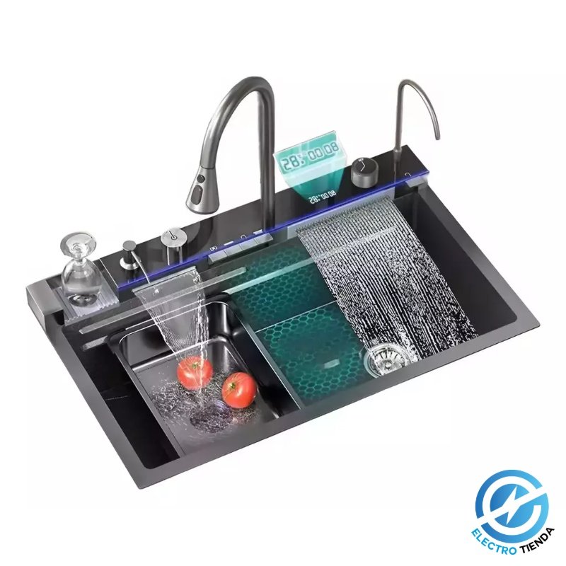 Bacha Inteligente Cocina Acero Inox