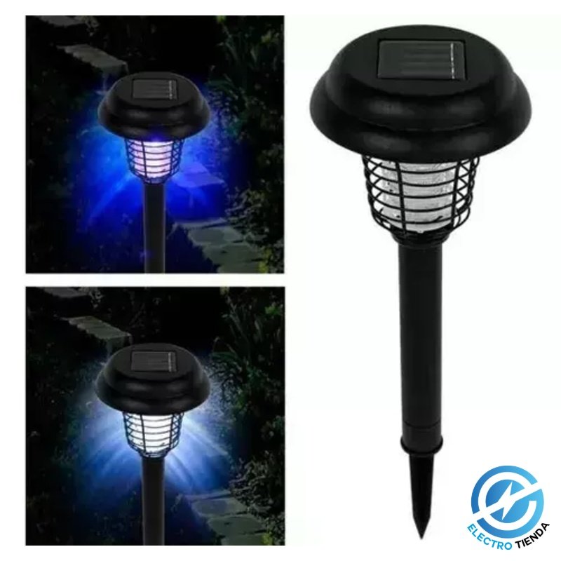 Lámpara Mata Mosquitos Solar con USB para Exteriores