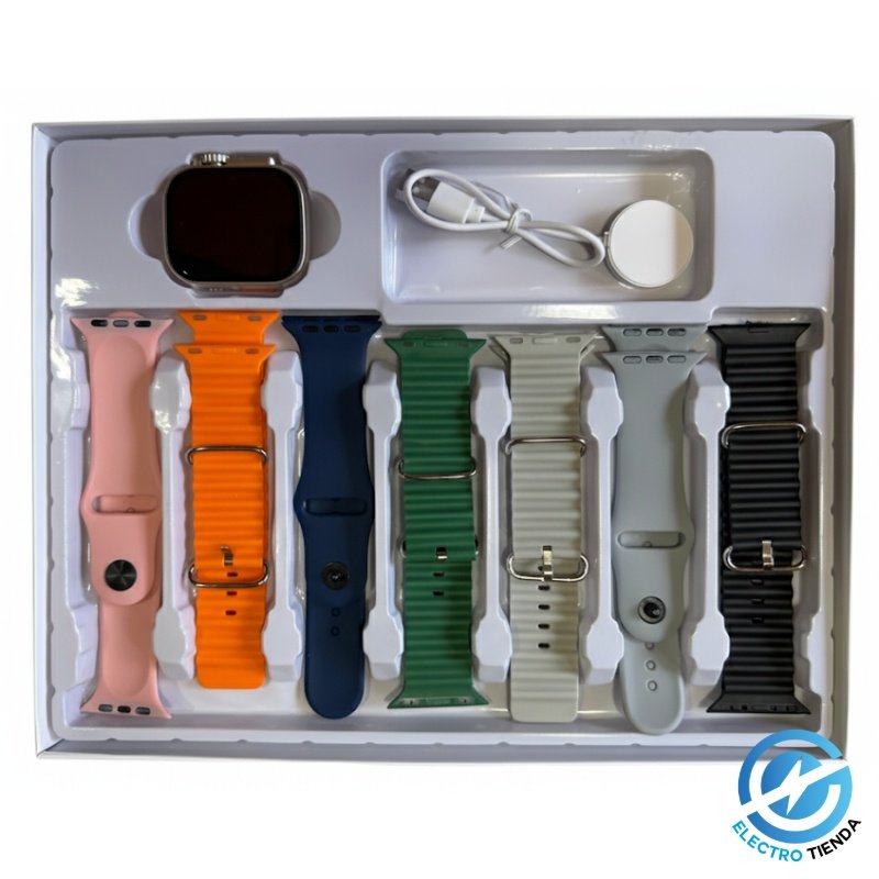 Smartwatch Z22 con Pantalla AMOLED + 7 Correas Intercambiables