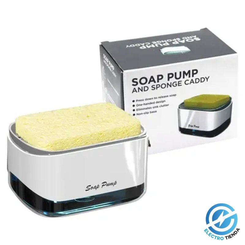Dispensador de Jabón con Esponja – Soap Pump 2 en 1