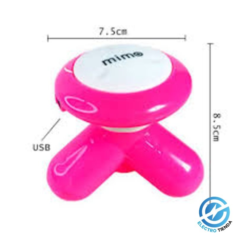 Mini Masajeador Portátil Mimo USB – Relajación de Mano y Cuerpo