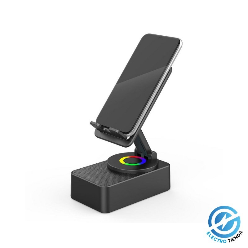 Parlante Bluetooth BetterBass con Soporte para Celular – 5000mAh