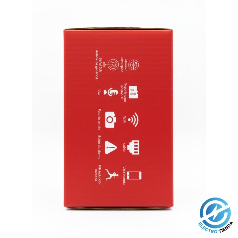 Cámara de Seguridad Inteligente WiFi 360° BM – Visión Nocturna y Detección de Movimiento