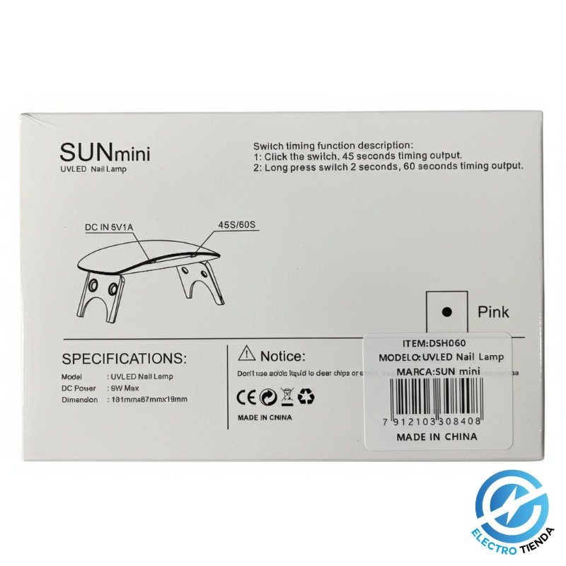 Lámpara UV LED para Uñas SUNmini