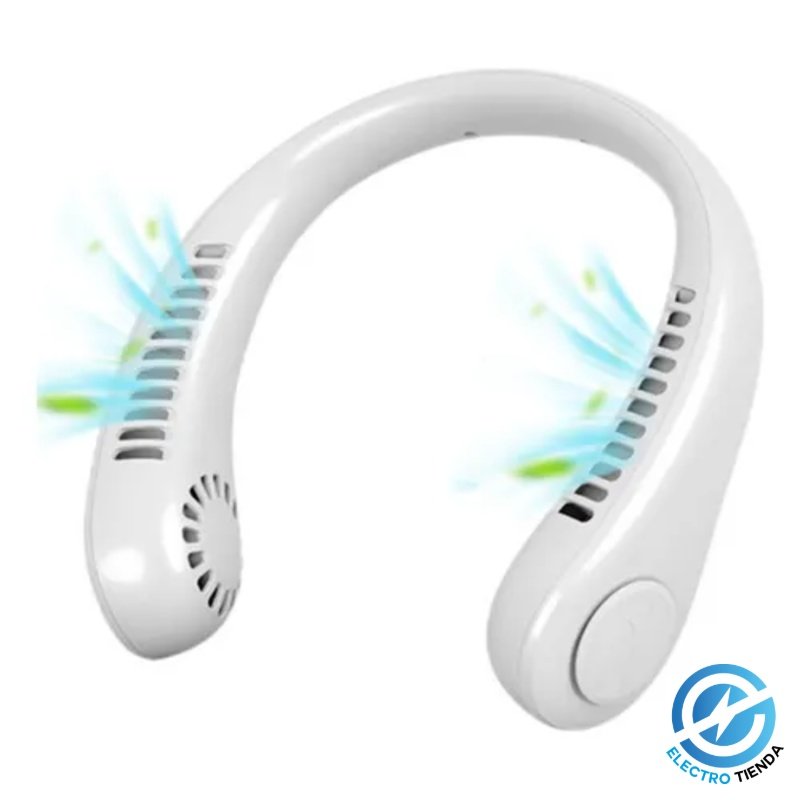 Ventilador de Cuello Recargable Portátil – Manos Libres