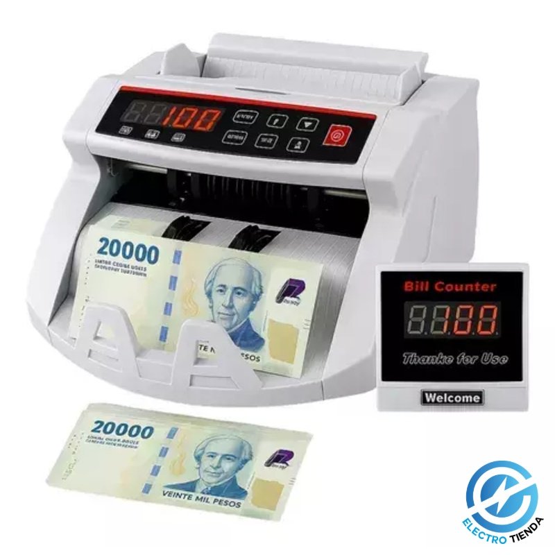 Contadora de Billetes Profesional con Detector de Falsos